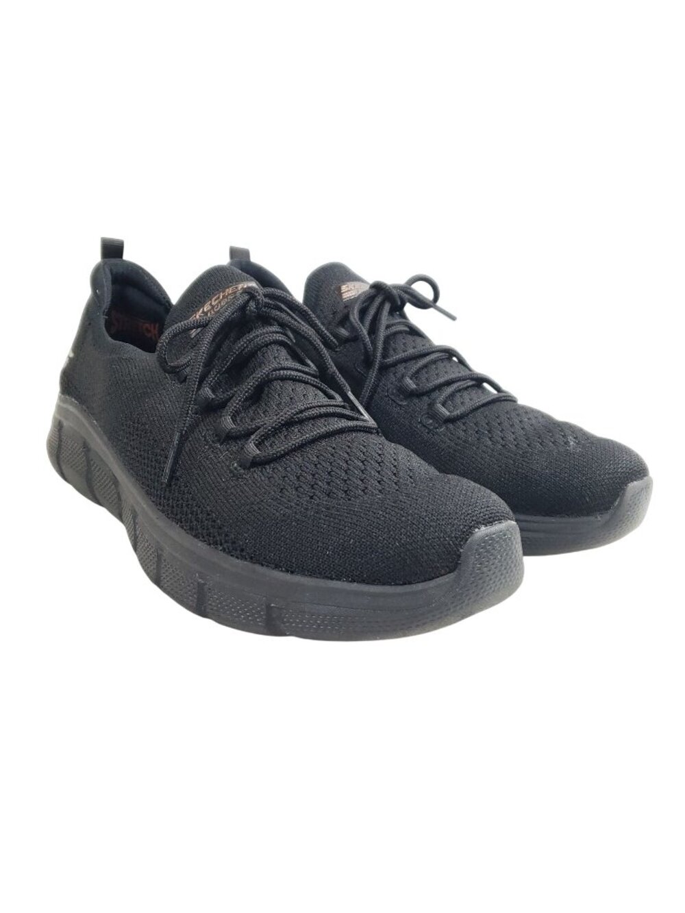 Skechers Womens Size 11 Black Athletic Sneakers With Memory Foam Sole